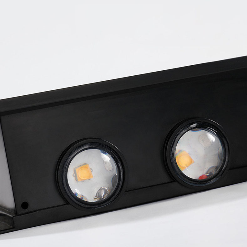 Outdoor Solar LED Wall Light Waterproof Rectangular Lamp