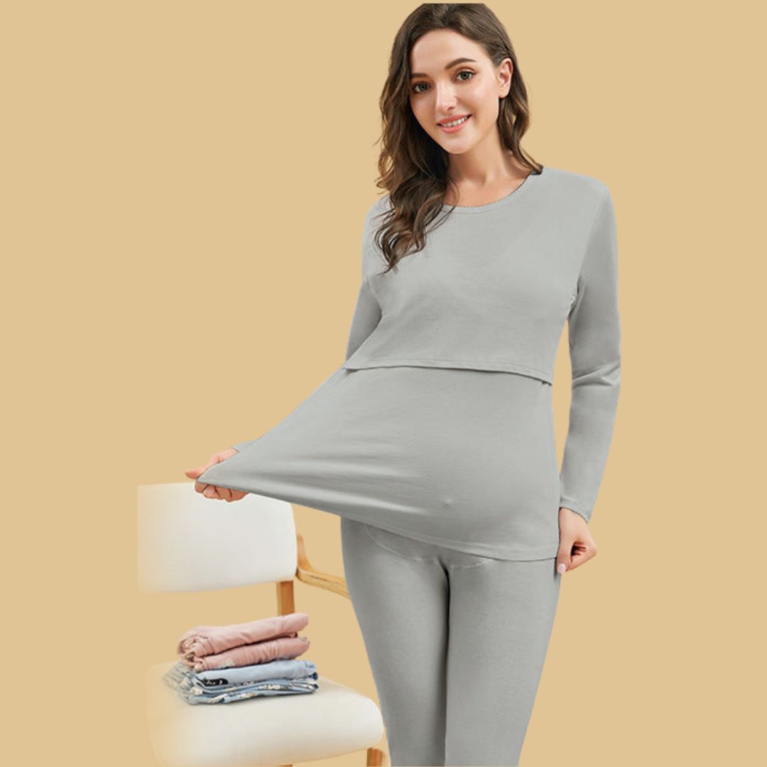 Cozy Maternity Night Dress for Lounging