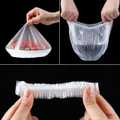 Heavy Duty Clear Plastic Wrap Rolls (100 Sheets)