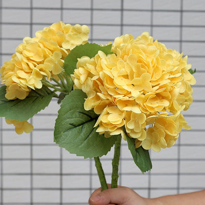 Outdoor Fake Hydrangea Flower Decor