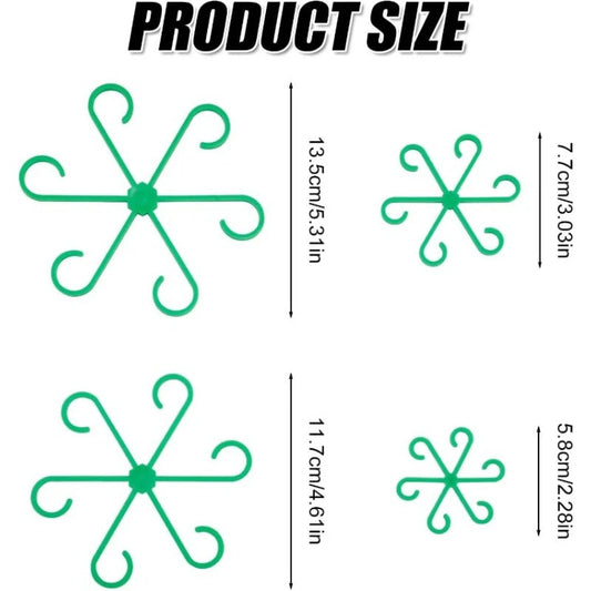 Adjustable Outdoor Plant Support Rings - Luxicro