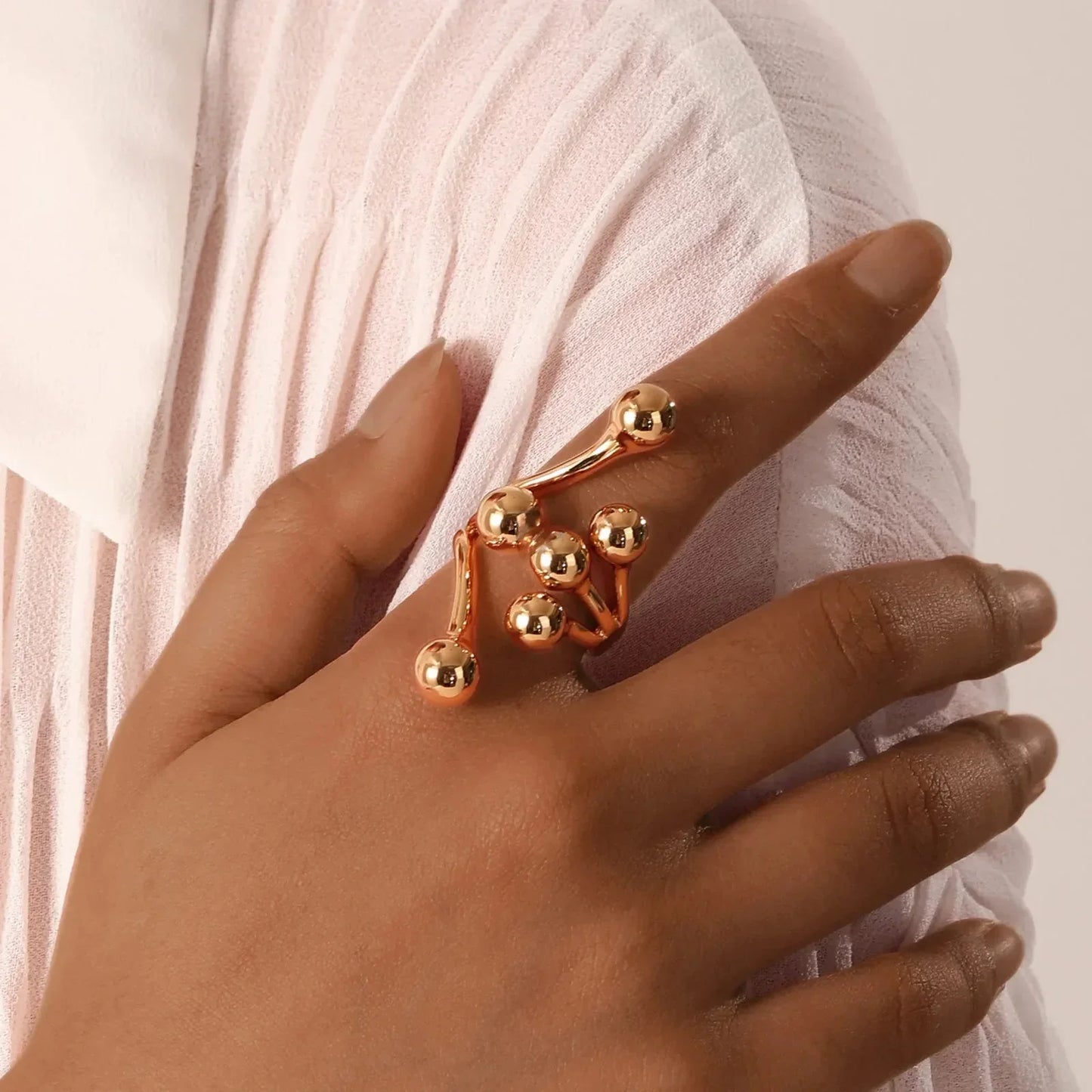 Premium Golden Layered Ring - Luxicro