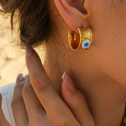 Premium Gold Plated Stud Earrings - Luxicro