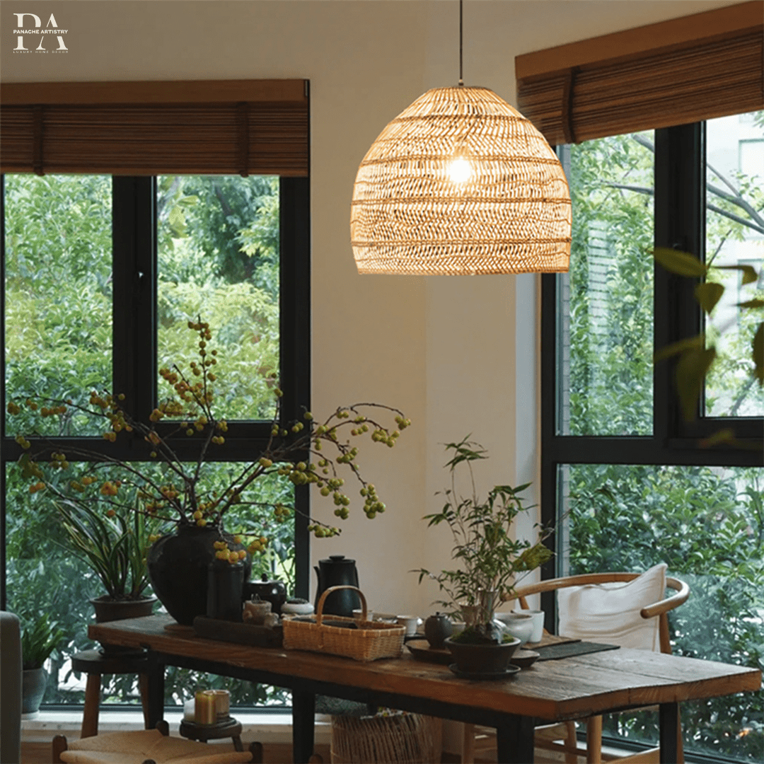 Coastal Woven Hanging Light - Luxicro