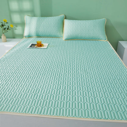 Cool Gel Mattress Topper Set - Ventilated & Portable Bed Pad