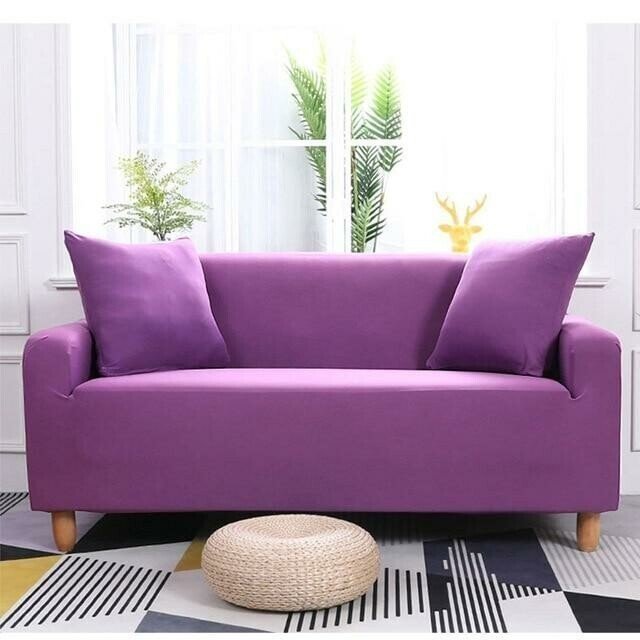 Universal Sofa Stretch Cover - Plain Colors