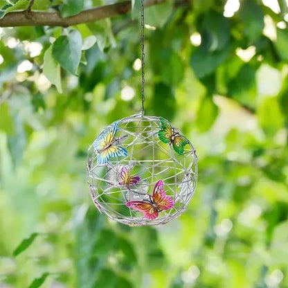 Vibrant Outdoor Solar Butterfly String Light
