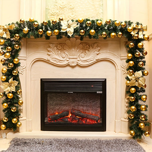 Bright 4ft Christmas Garland with LED Lights - Luxicro