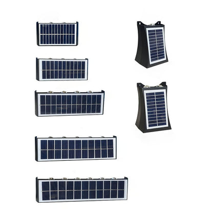 Outdoor Solar LED Wall Light Waterproof Rectangular Lamp