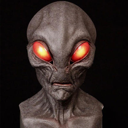 Authentic Rubber Costume Mask for Halloween Disguise