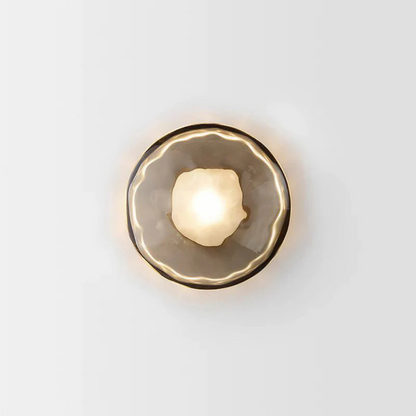 Stylish Clear Glass Wall Lamp