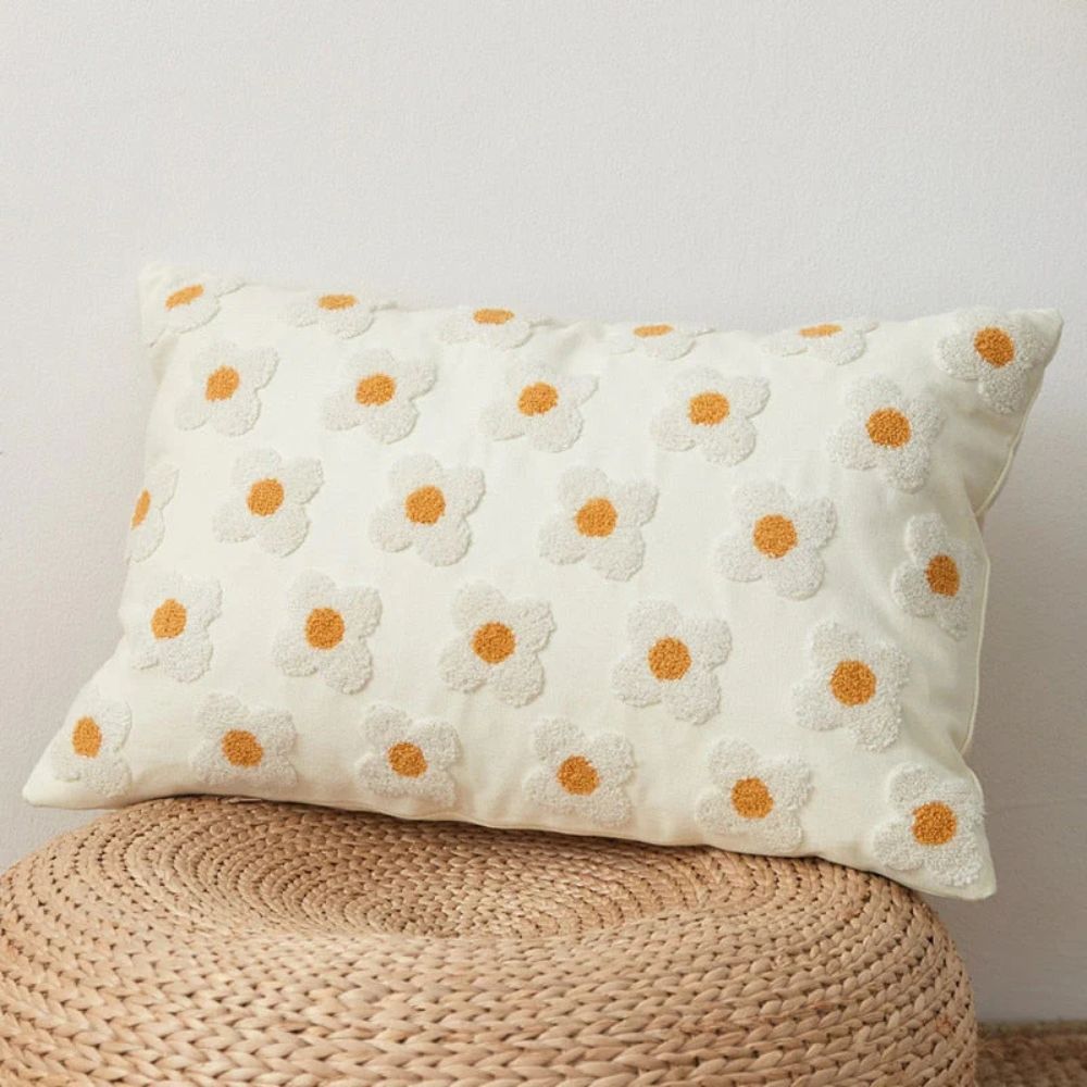 Beautiful Floral Pattern Pillow Cover
