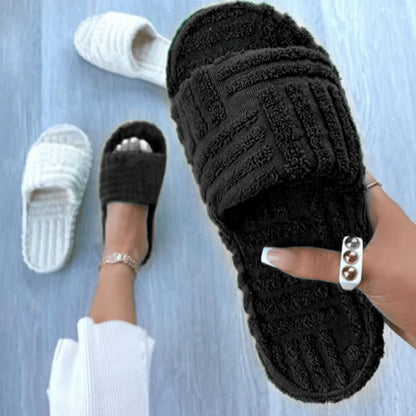 Plush Fuzzy Home Slippers