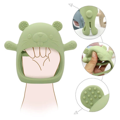 Baby Chew Mitten | Gentle Teething Toy