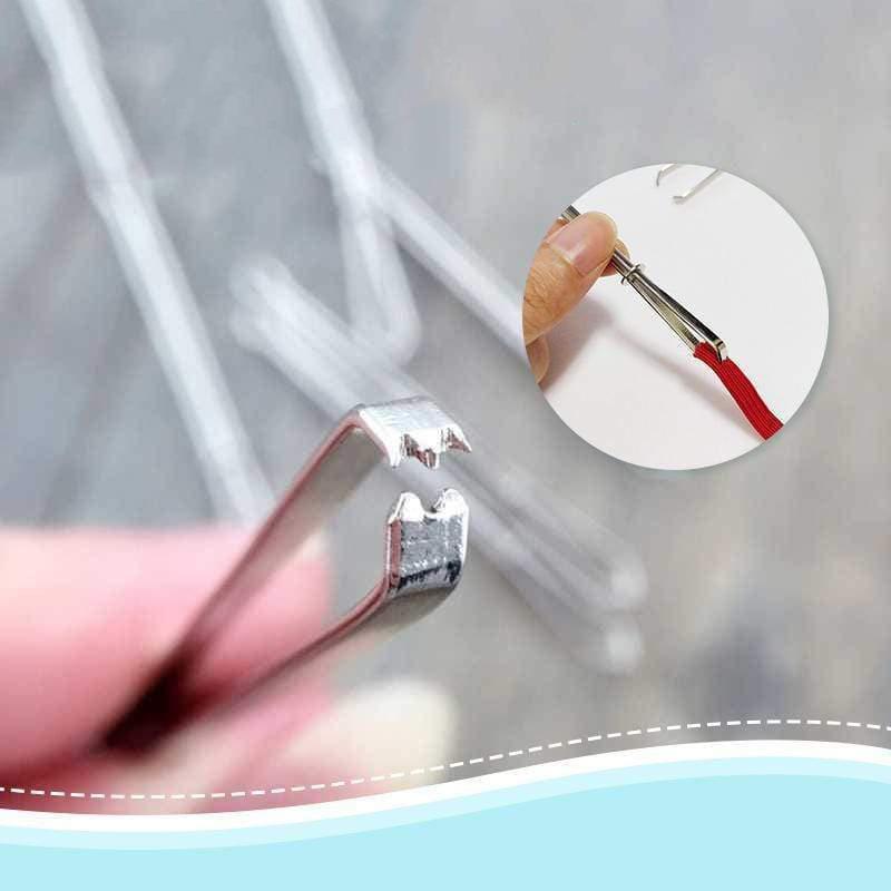 Simple Cord Threader with Rubber Band