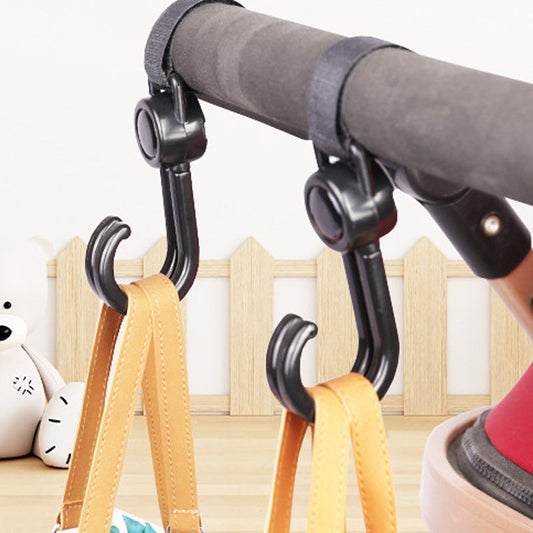 Convenient Stroller Hooks for Baby Diaper Bags - Luxicro