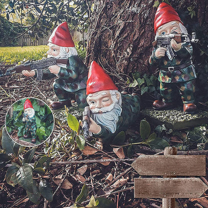 Colorful Garden Gnome Figurine Ornament