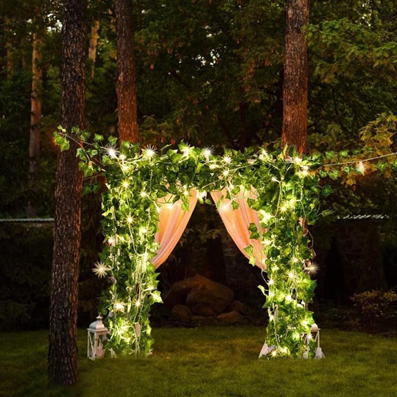 Garden Solar Rattan Hanging Lights