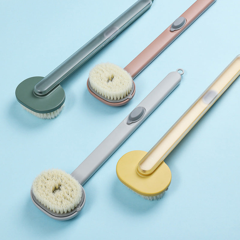 Extendable Bathroom Brush with Long Handle