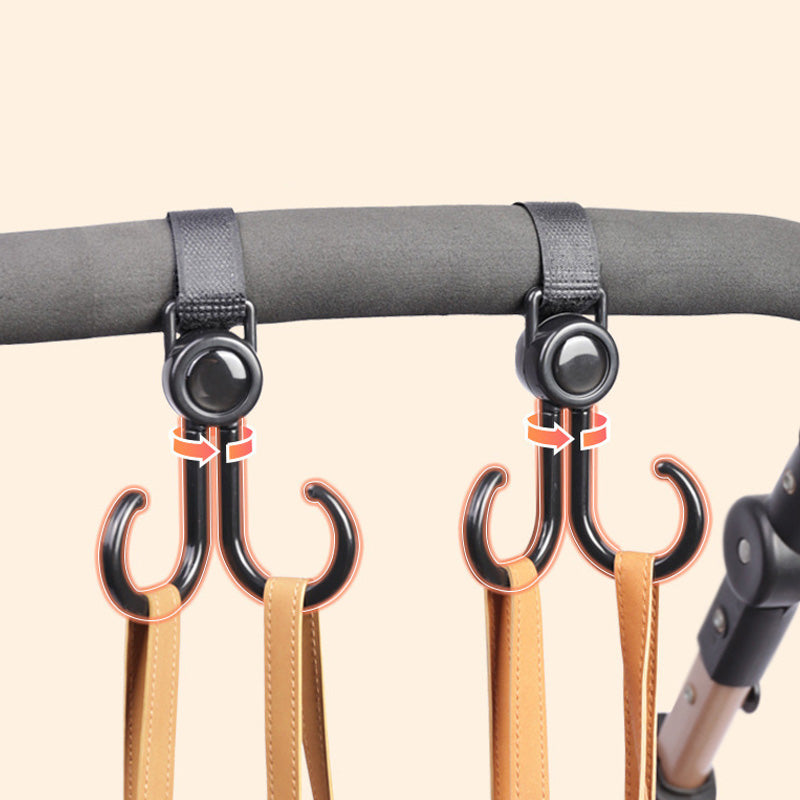 Convenient Stroller Hooks for Baby Diaper Bags