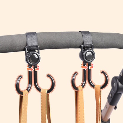 Convenient Stroller Hooks for Baby Diaper Bags