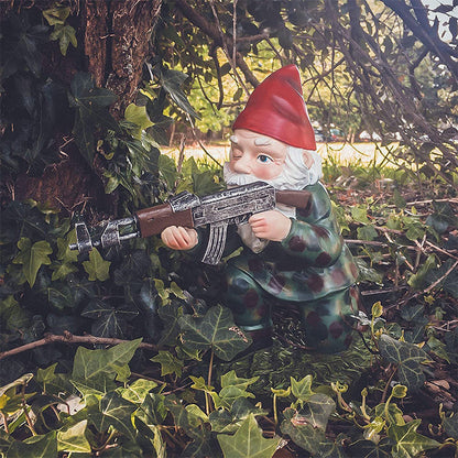 Colorful Garden Gnome Figurine Ornament - Luxicro