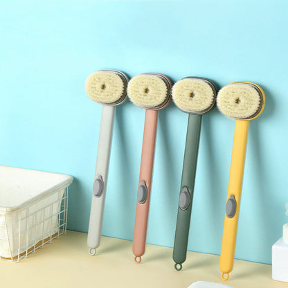 Extendable Bathroom Brush with Long Handle