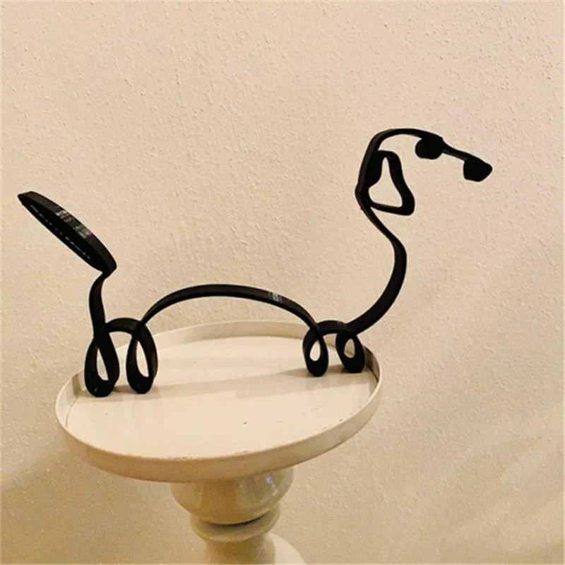 Cute Dog Statue Animal Figurine Decoration - Luxicro