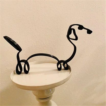 Cute Dog Statue Animal Figurine Decoration - Luxicro