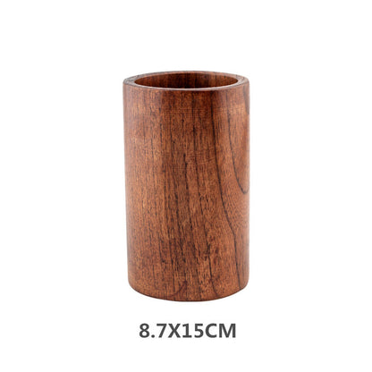 Rustic Wooden Kitchen Utensil Set - Luxicro