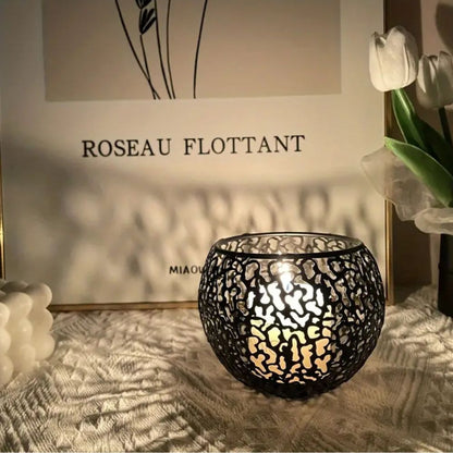Ambient Glass Candle Centerpiece - Luxicro