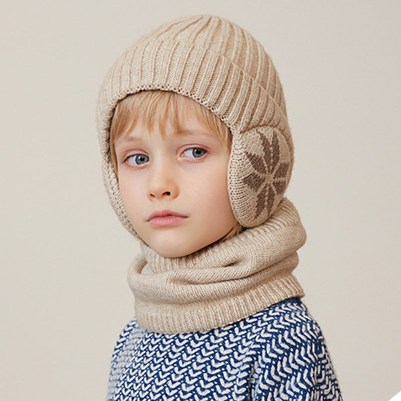 Cozy Childrens Winter Hat and Scarf Set