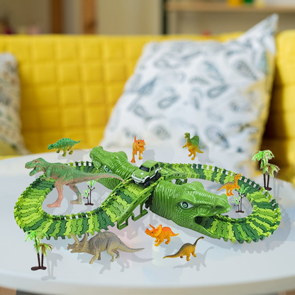 Colorful Toy Train Track Set