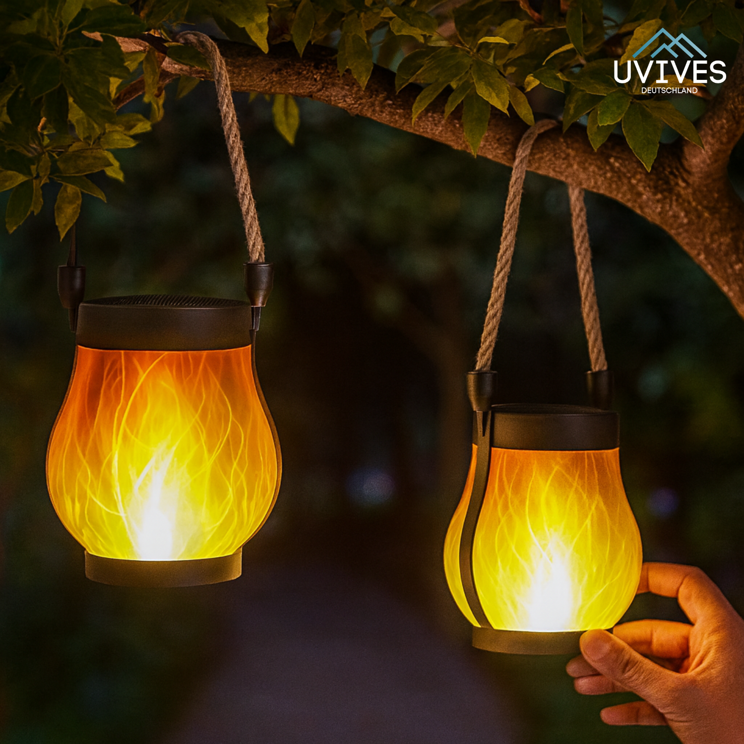 Vibrant Fire Glass Table Lamp - Luxicro