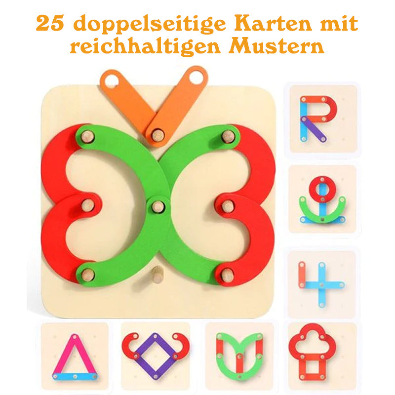 Learning Wooden Building Blocks Toy - Luxicro