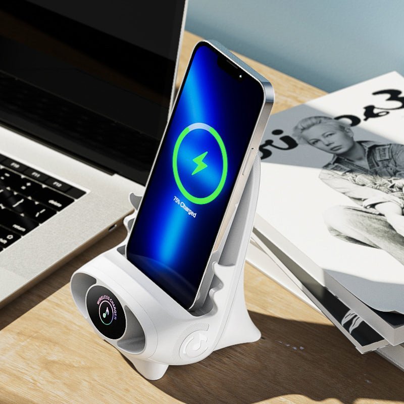 Portable Phone Holder with Quick Charge and Slim Design