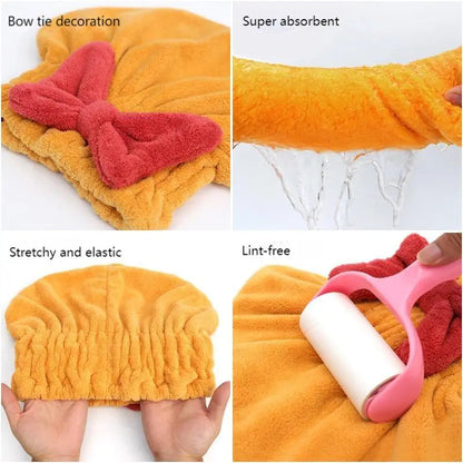 Quick Dry Microfiber Hair Wrap Towel