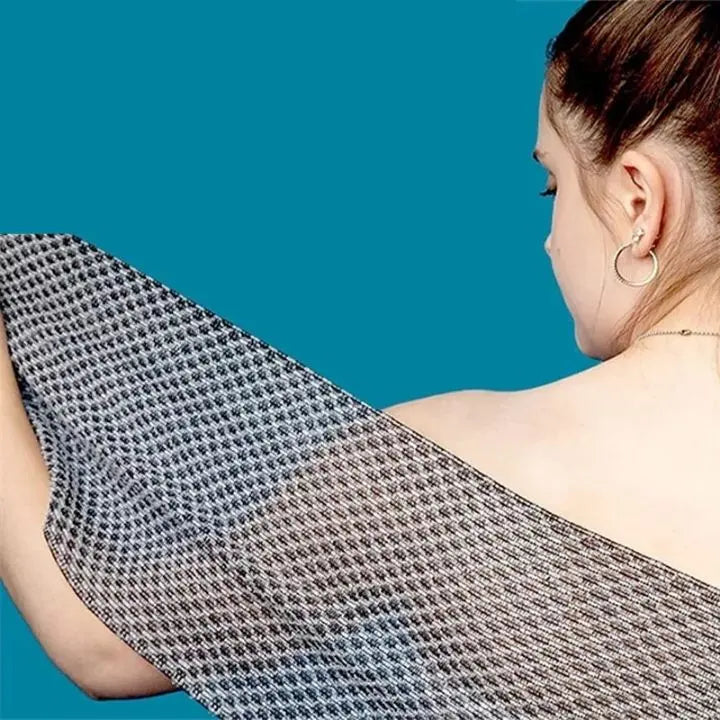 Gentle Exfoliating Shower Towel for Face and Body - Luxicro