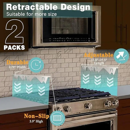 Easy Clean Stove Gap Filler Covers