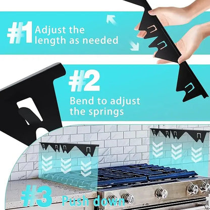 Easy Clean Stove Gap Filler Covers