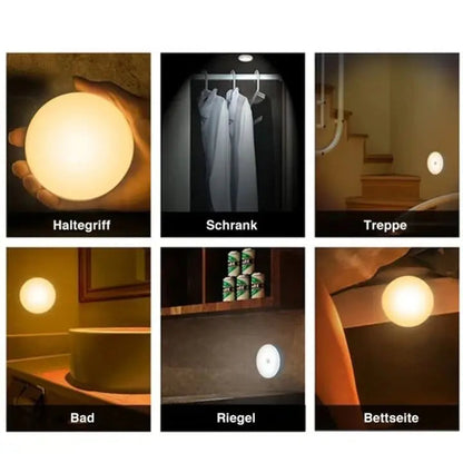 Plug in Motion Sensor LED Night Light with USB Charging
