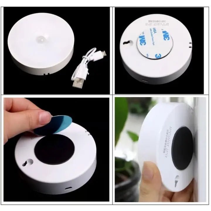 Plug in Motion Sensor LED Night Light with USB Charging