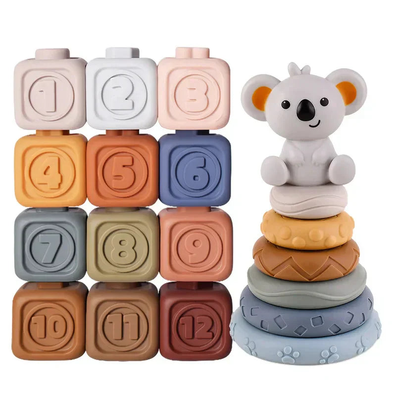 Colorful Soft Teething Toy - Luxicro