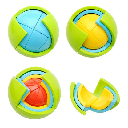 Colorful Interactive Brain Teaser Ball Toy