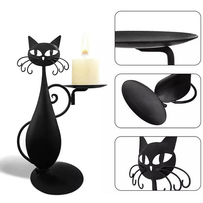 Cute Cat Candle Holder