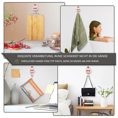 Colorful Kitty Coat Hooks