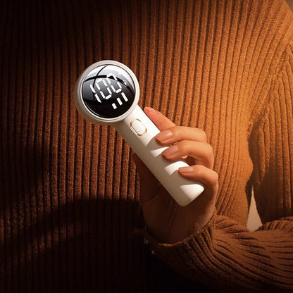 Compact Rechargeable Lint Remover with LED Display