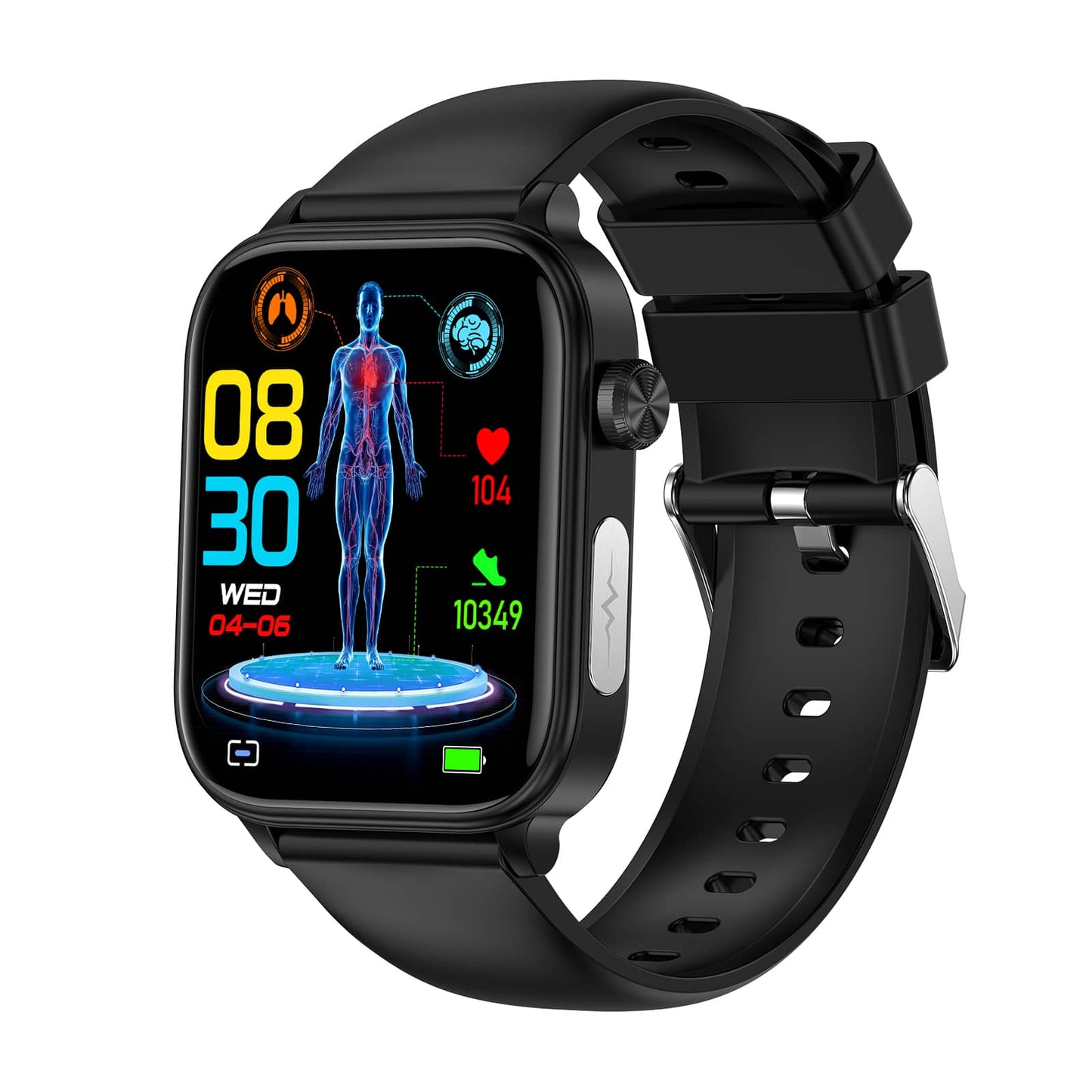 Advanced ECG Smartwatch Blood Pressure Fitness Tracker