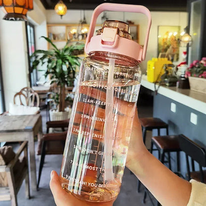 Big Cold Hydration Sports Water Bottle with Lid - Luxicro