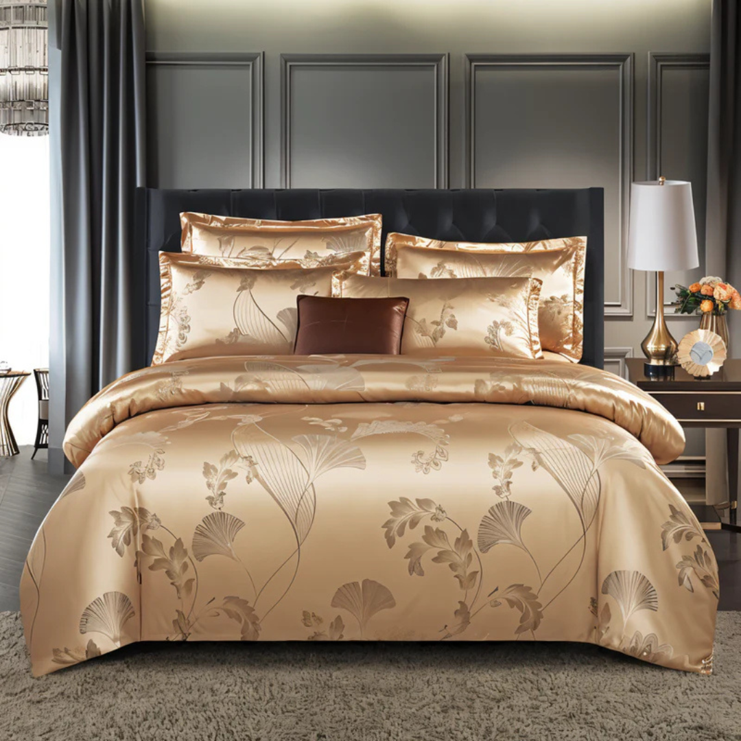 Delicate Rose Print Bedding Duvet Cover Set - Luxicro
